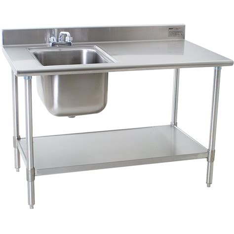 stainless steel tables with sink and cabinet|stainless steel worktable with sink.